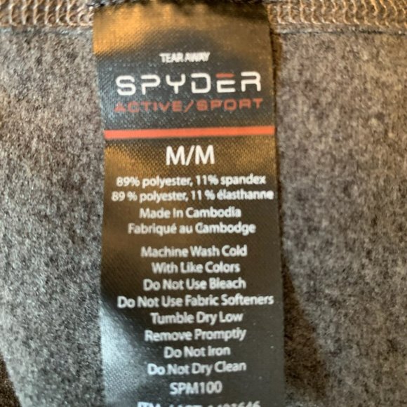 NWT SPYDER Active Sport Long Sleeve ProWeb Base Layer Pullover Shirt SIze M - Picture 5 of 11